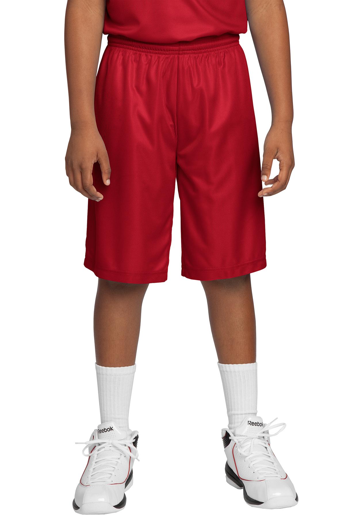 YT560 Sport-Tek Youth PosiCharge Mesh Reversible Short. YT560 Sport-Tek Youth PosiCharge Mesh Reversible Short.
