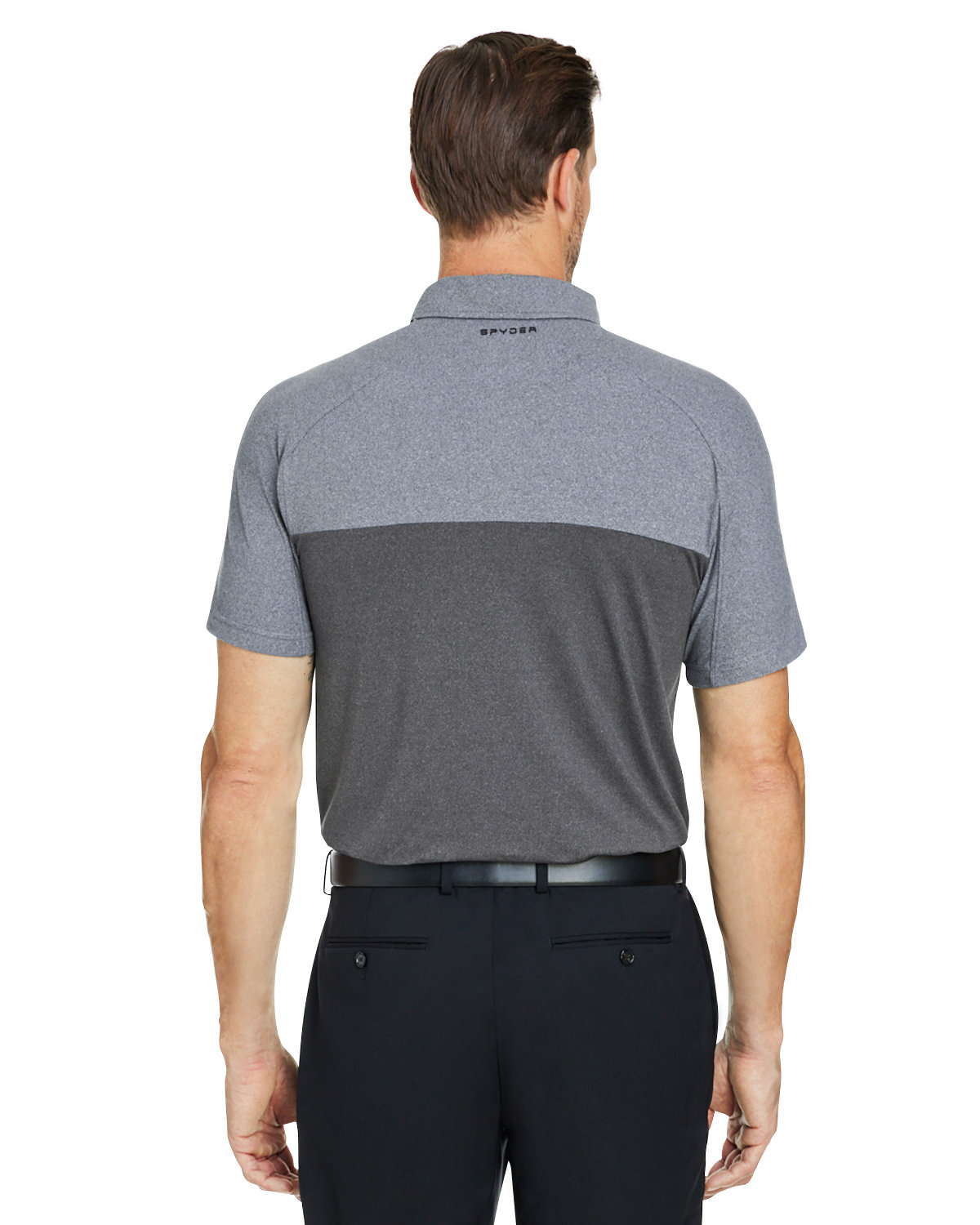 S18023 Spyder Mens Spyre Flex Colorblock Polo S18023 Spyder Mens Spyre Flex Colorblock Polo - Back Image