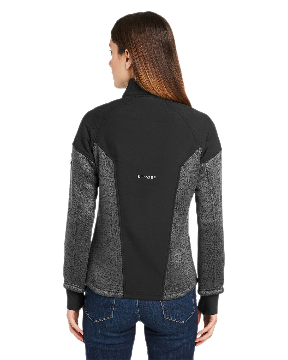 S17741 Spyder Ladies Passage Sweater Jacket - Back Image