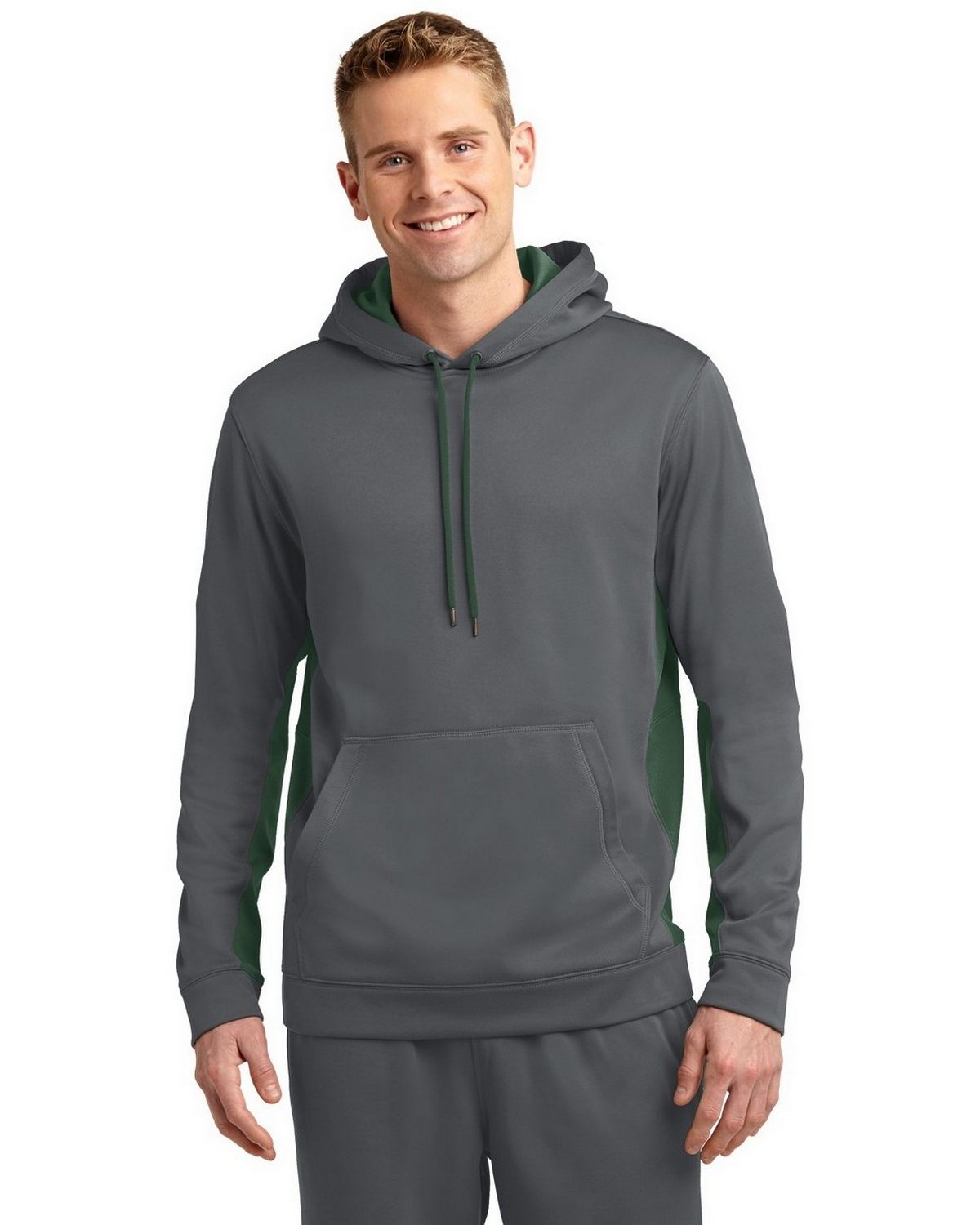 ST235 Sport-Tek Sport-Wick Fleece Colorblock Hooded Pullover. ST235 Sport-Tek Sport-Wick Fleece Colorblock Hooded Pullover.