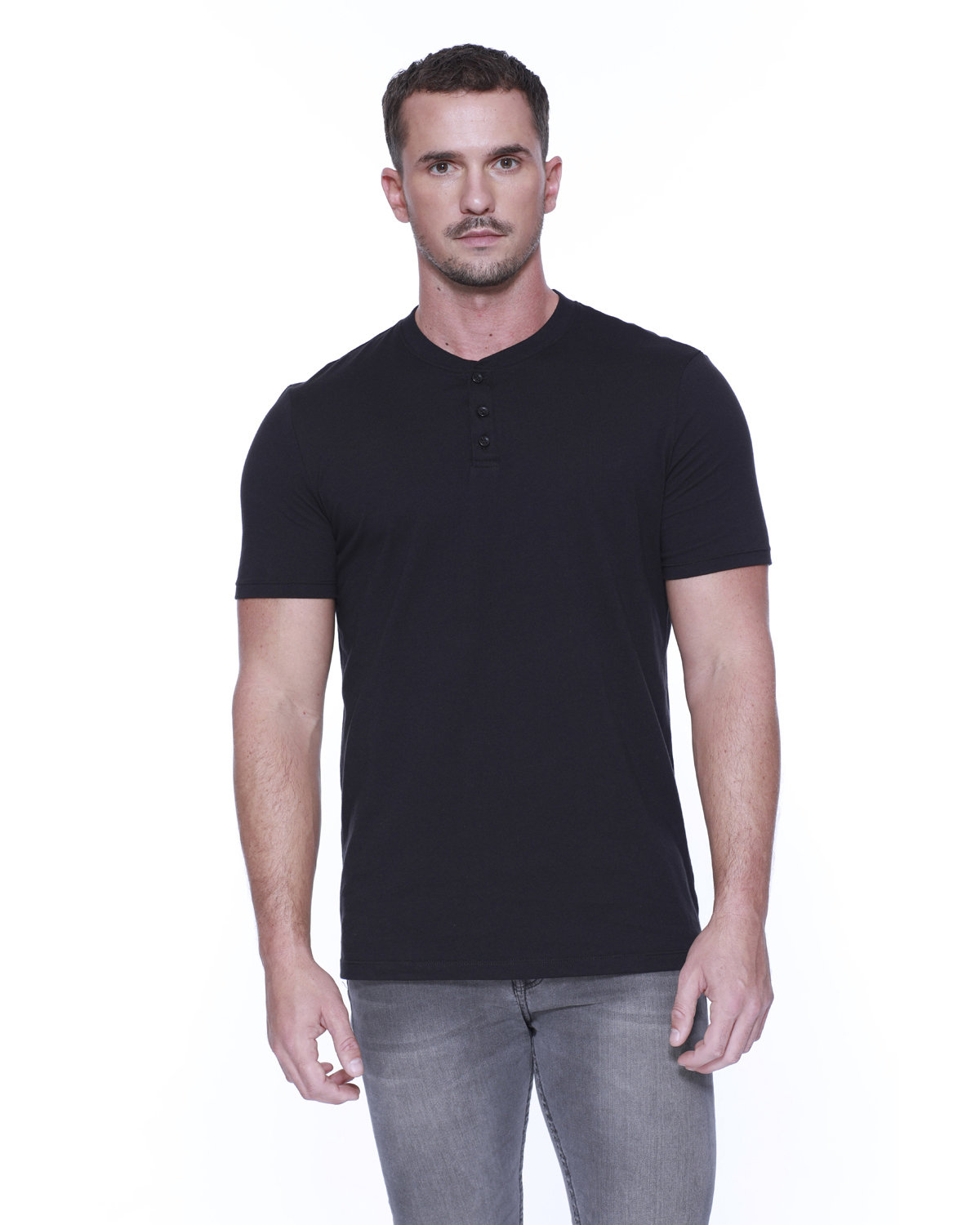 ST2460 StarTee Mens CVC Henley
