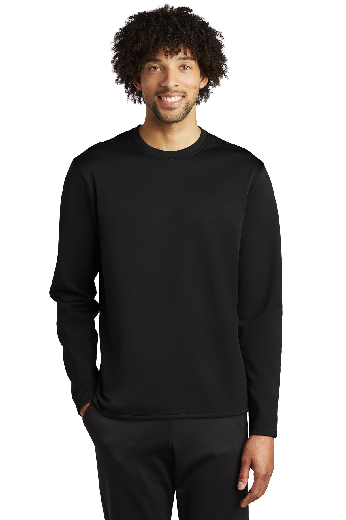 ST248 Sport-Tek Sport-Wick Fleece Pullover Crew. Zoom Image