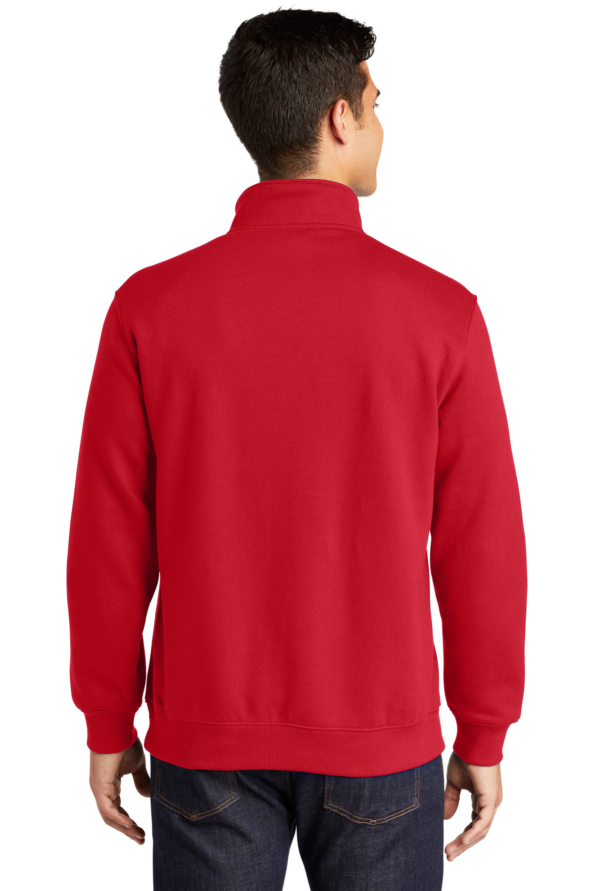 ST253 Sport-Tek 1/4-Zip Sweatshirt. - Back Image