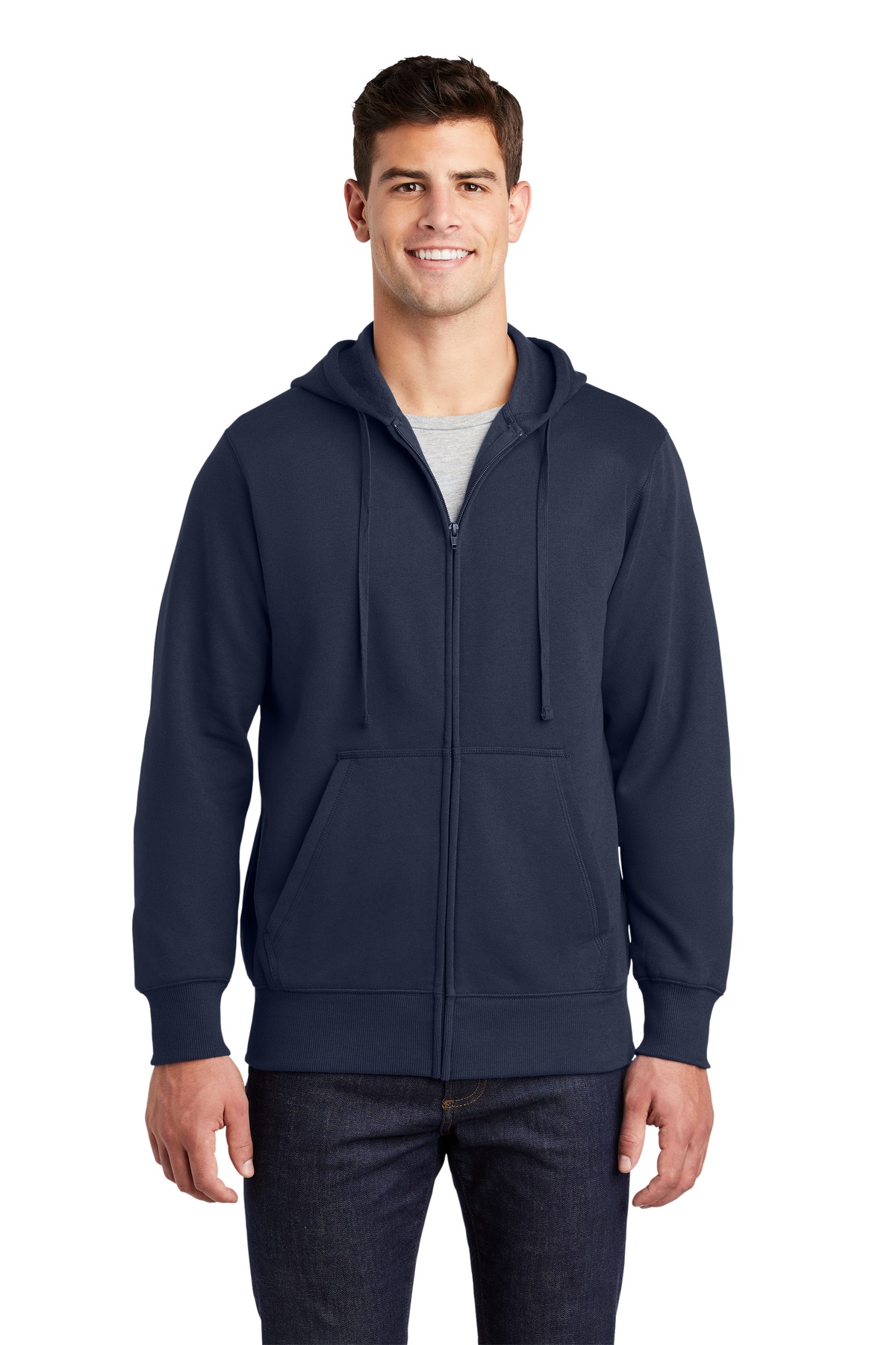 ST258 Sport-Tek Full-Zip Hooded Sweatshirt
