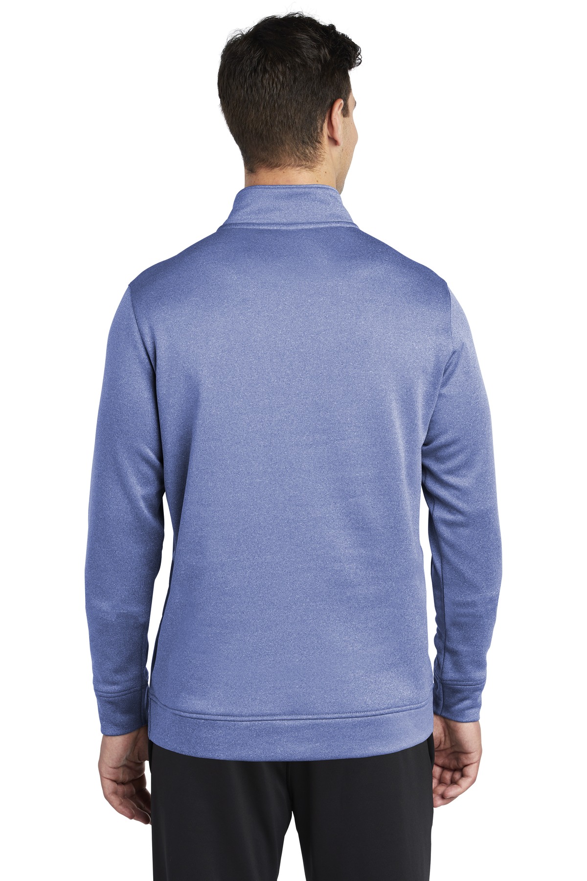 ST263 Sport-Tek PosiCharge Sport-Wick Heather Fleece 1/4-Zip Pullover ST263 Sport-Tek PosiCharge Sport-Wick Heather Fleece 1/4-Zip Pullover - Back Image