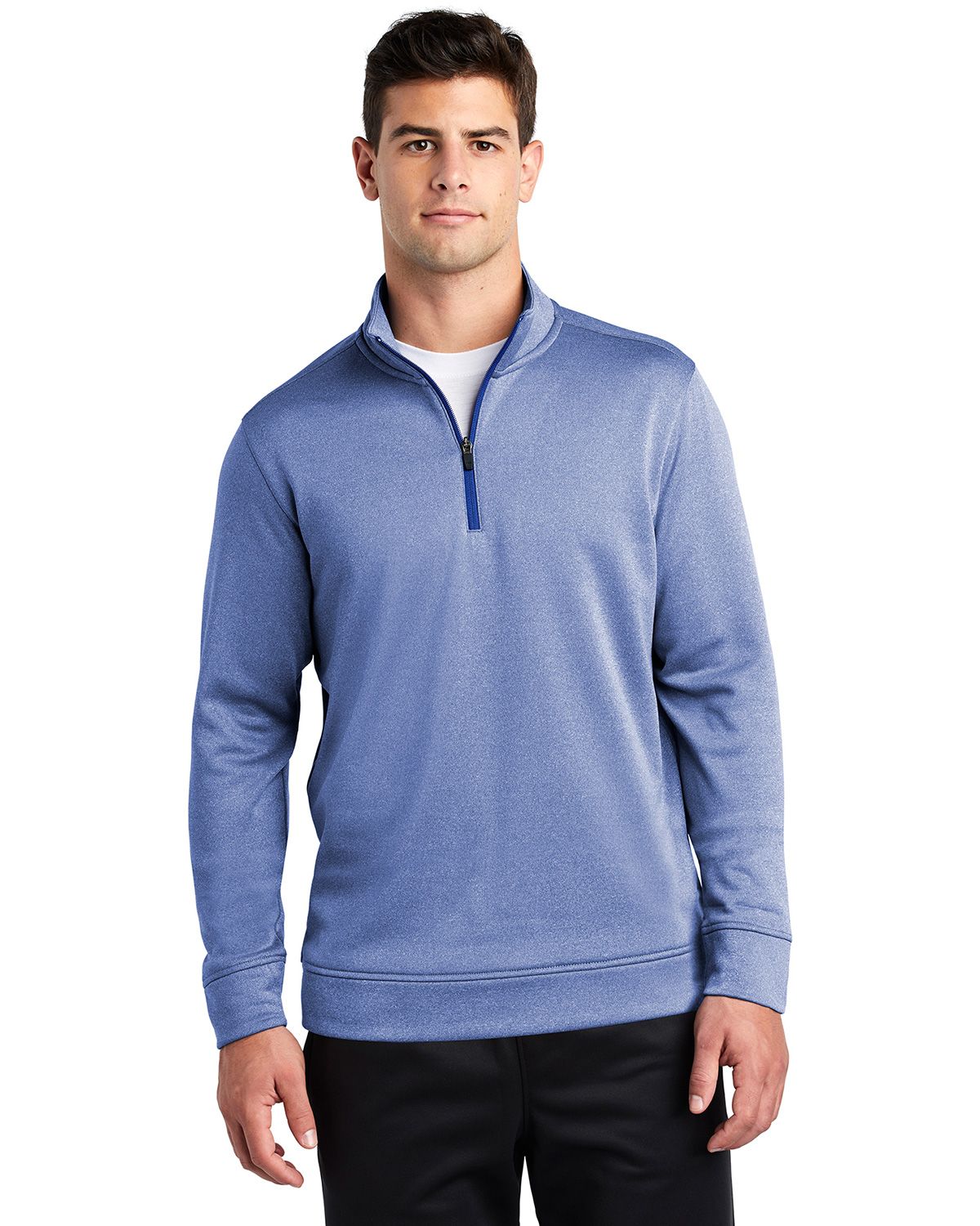 ST263 Sport-Tek PosiCharge Sport-Wick Heather Fleece 1/4-Zip Pullover ST263 Sport-Tek PosiCharge Sport-Wick Heather Fleece 1/4-Zip Pullover