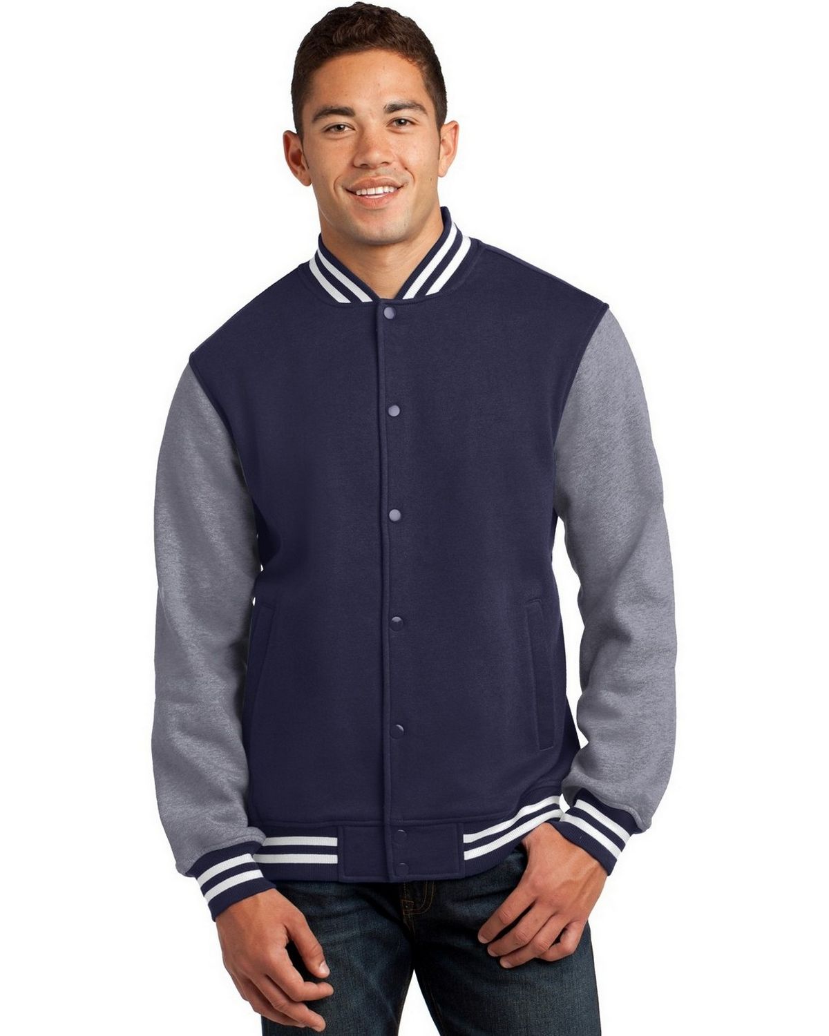 ST270 Sport-Tek Fleece Letterman Jacket