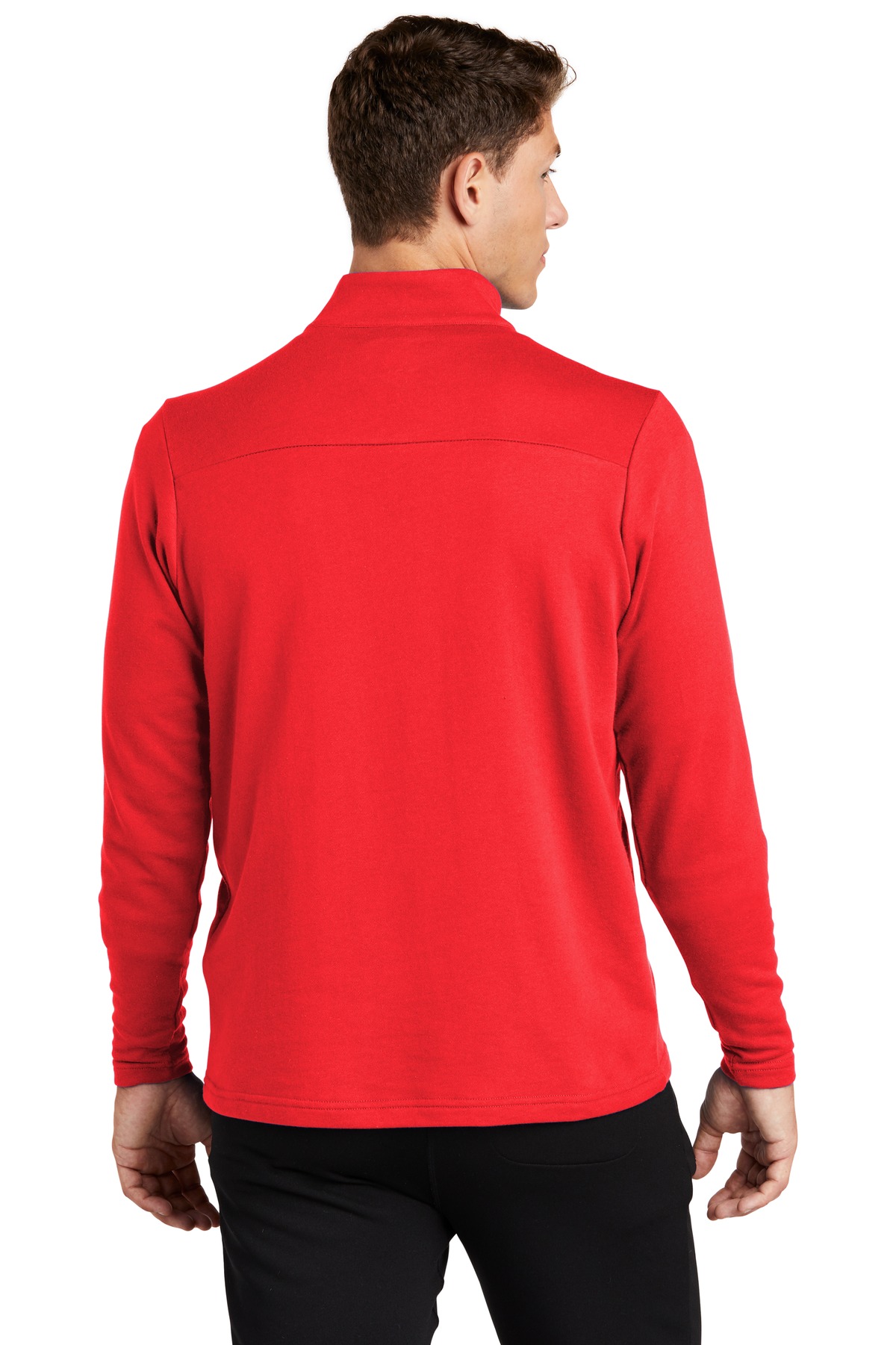 ST273 Sport-Tek Lightweight French Terry 1/4-Zip Pullover. - Back Image