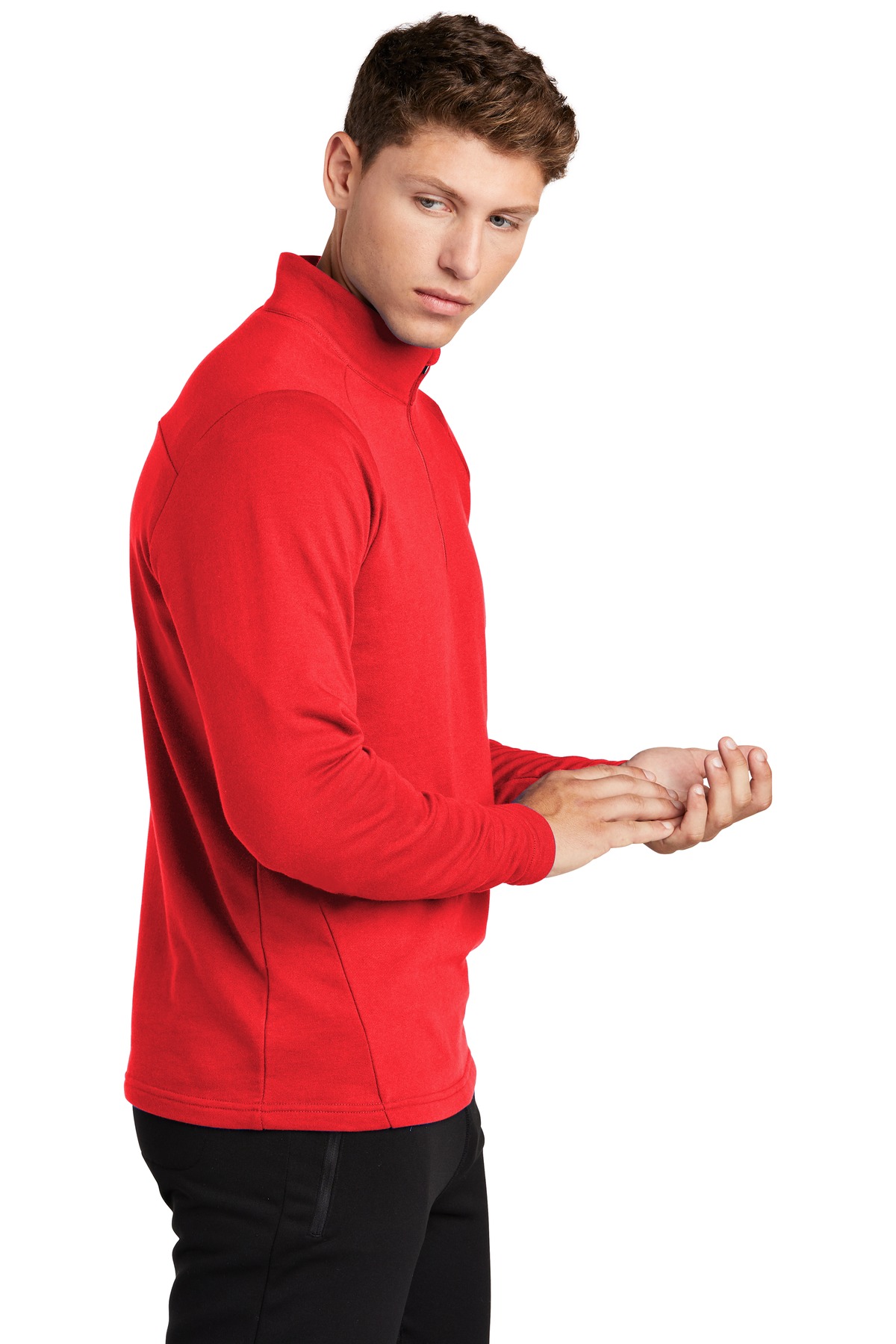 ST273 Sport-Tek Lightweight French Terry 1/4-Zip Pullover. - Siide Image