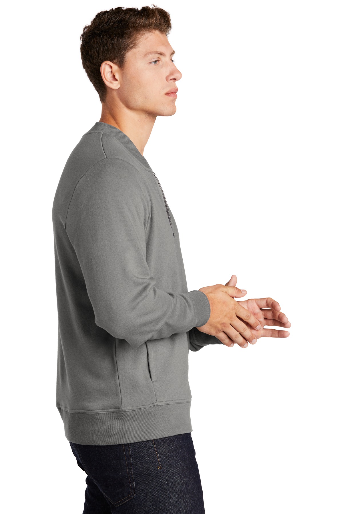 ST274 Sport-Tek Lightweight French Terry Bomber. - Siide Image