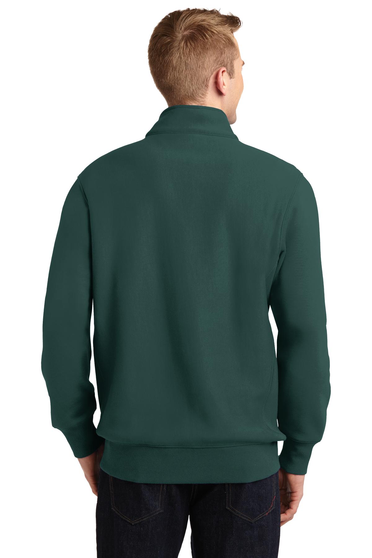 ST283 Sport-Tek Super Heavyweight 1/4-Zip Pullover Sweatshirt. - Back Image