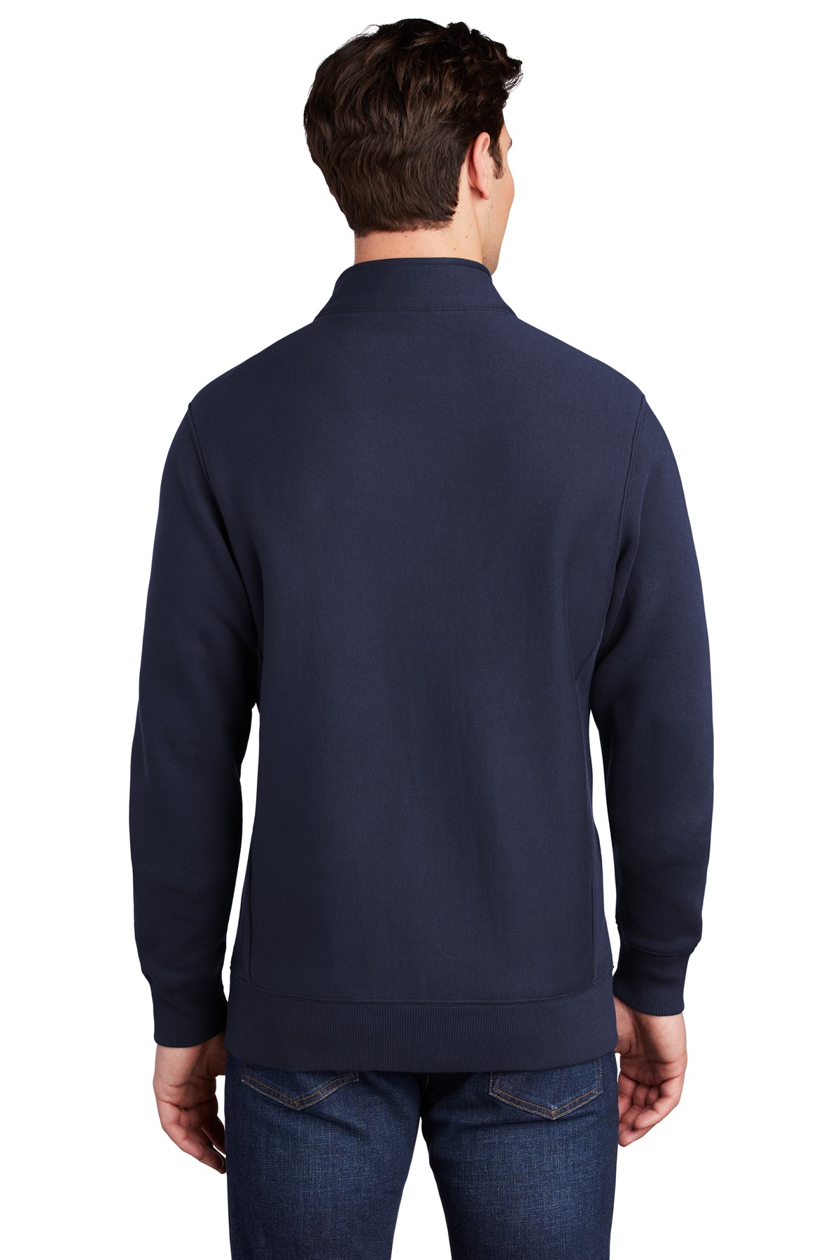 ST284 Sport-Tek Super Heavyweight Full-Zip Sweatshirt - Back Image