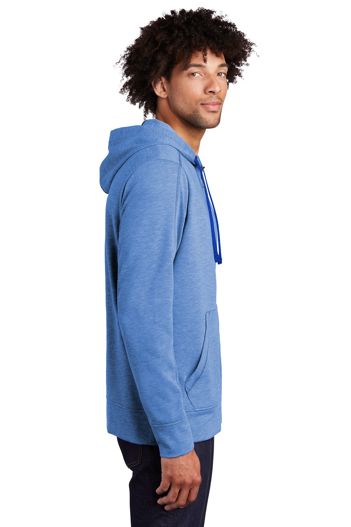 ST293 Sport-Tek PosiCharge Tri-Blend Wicking Fleece Full-Zip Hooded Jacket - Siide Image