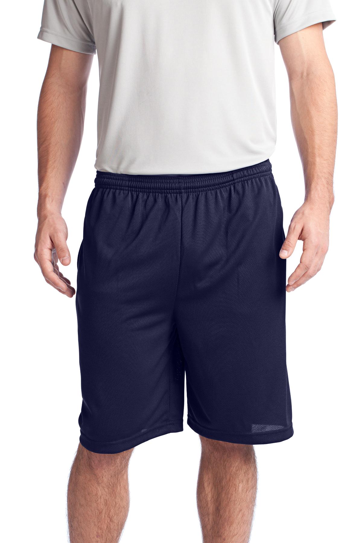 ST312 Sport-Tek PosiCharge Tough Mesh Pocket Short.