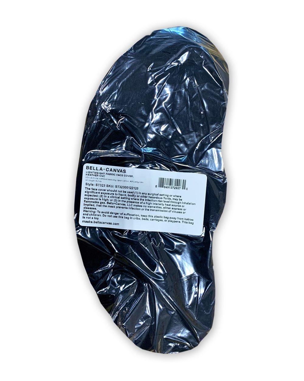ST323 Bella + Canvas Lightweight Fabric Face Cover - CVC 52/48 Cotton/Poly - Siide Image