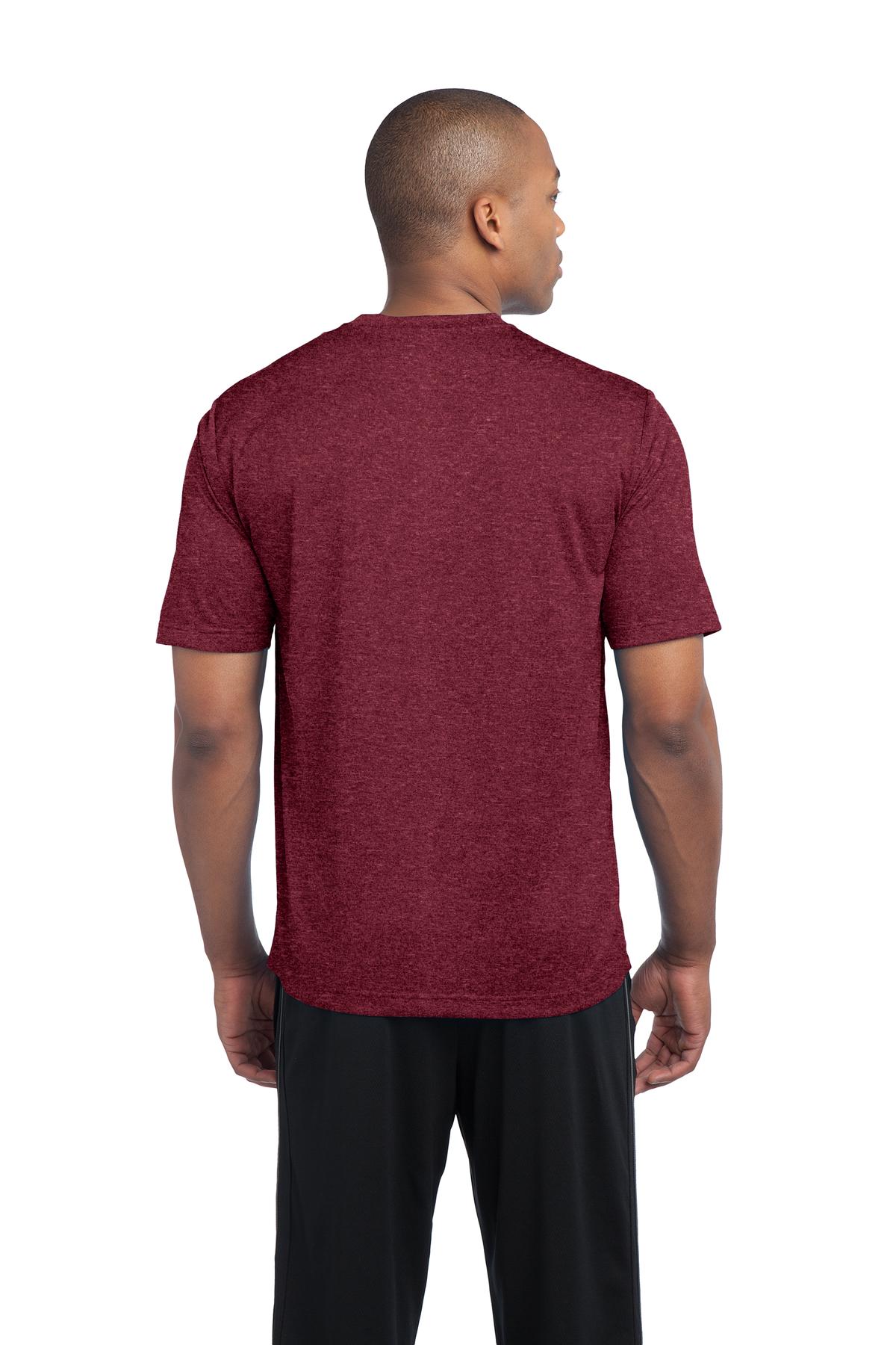 ST360 Sport-Tek Heather Contender Tee. - Back Image