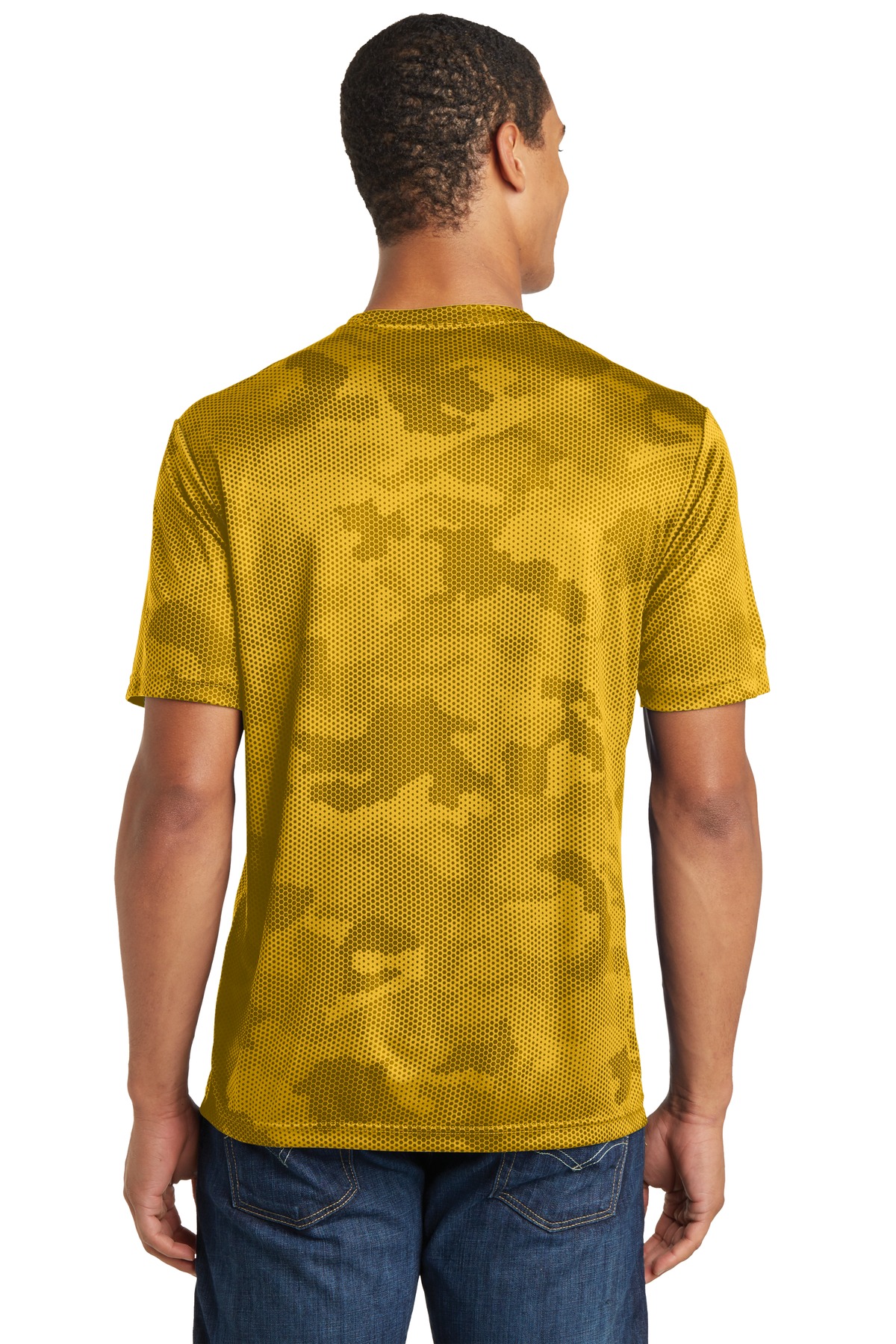 ST370 Sport-Tek CamoHex Tee. - Back Image