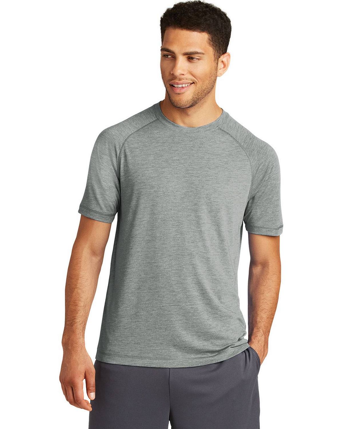 ST400 Sport-Tek PosiCharge Tri-Blend Wicking Raglan Tee.