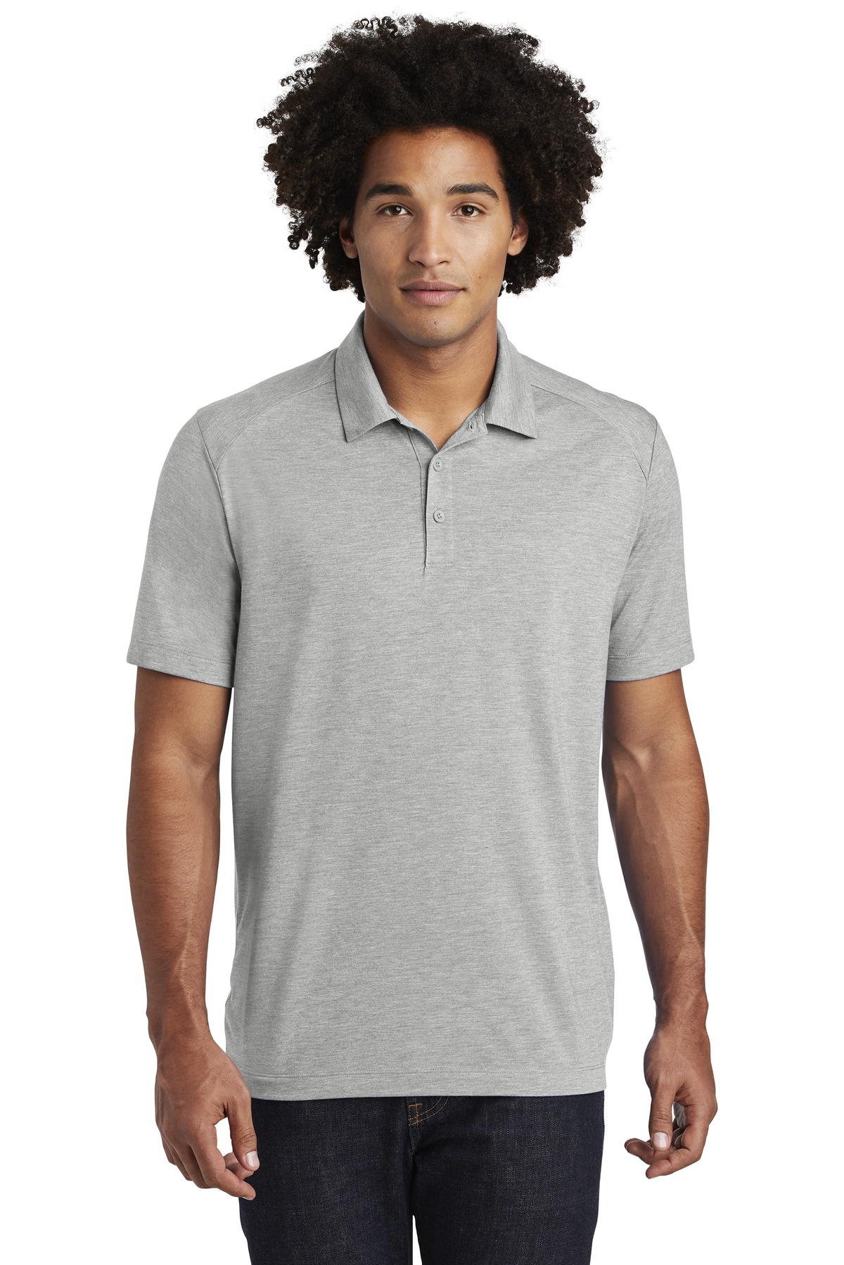 ST405 Sport-Tek PosiCharge Tri-Blend Wicking Polo. ST405 Sport-Tek PosiCharge Tri-Blend Wicking Polo.