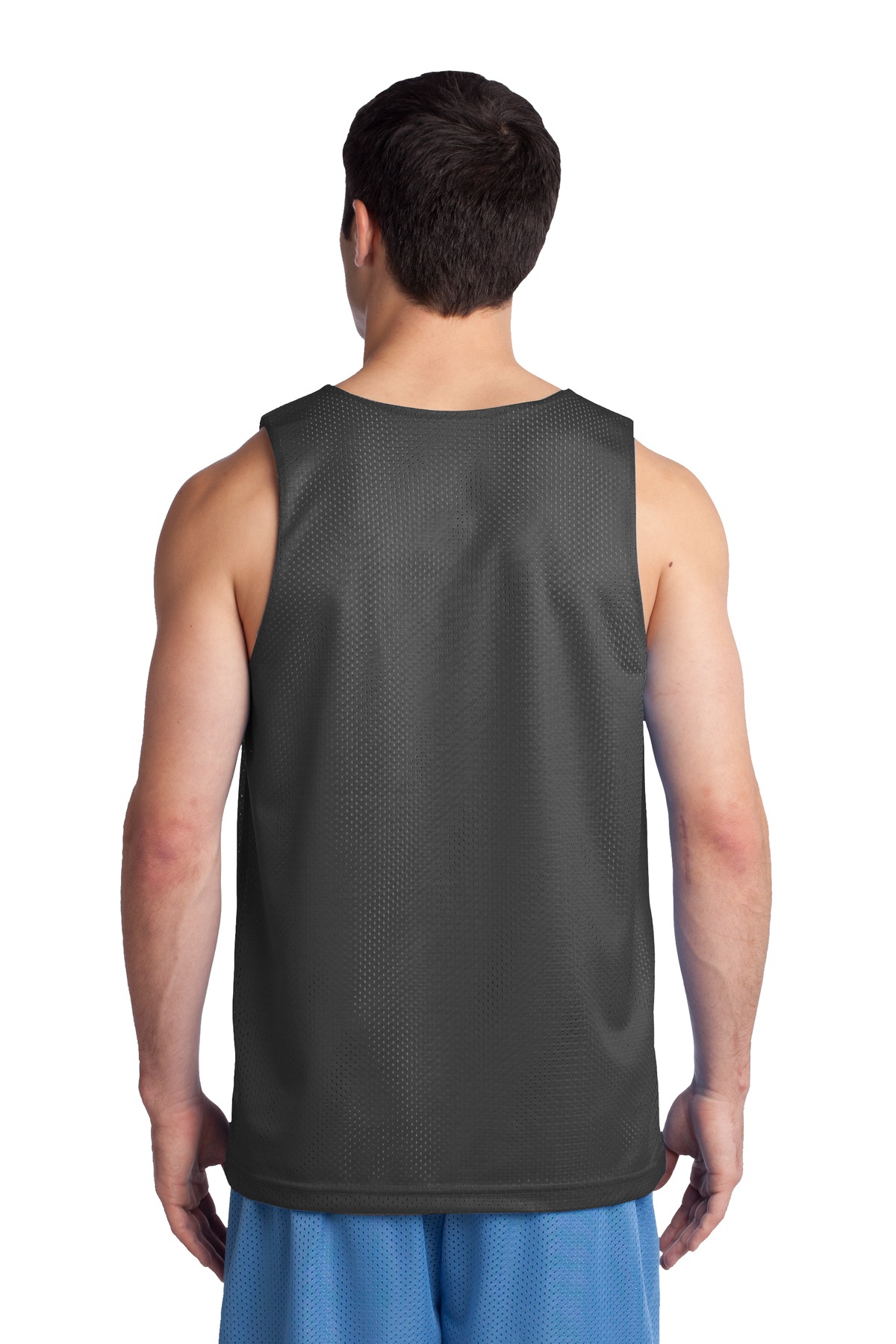ST500 Sport-Tek PosiCharge Classic Mesh Reversible Tank. - Back Image