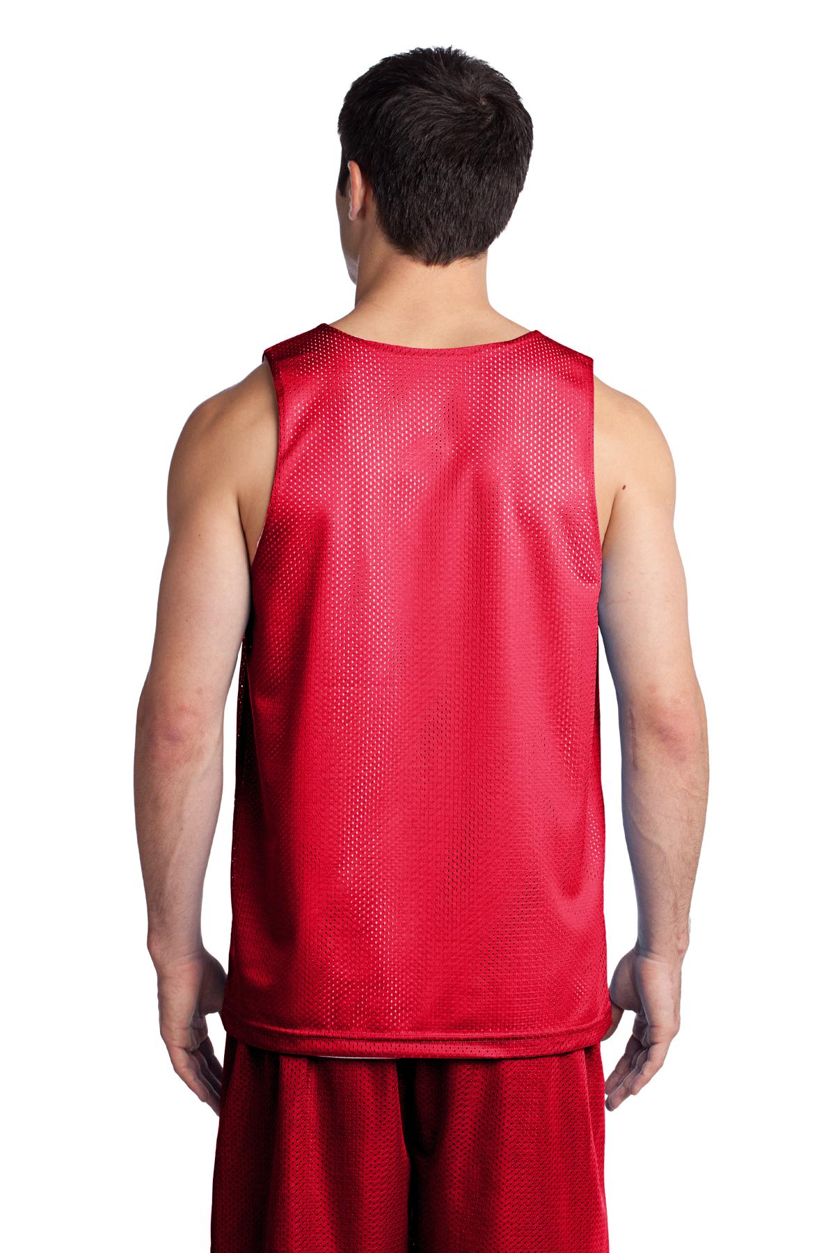 ST500 Sport-Tek PosiCharge Classic Mesh Reversible Tank. - Back Image