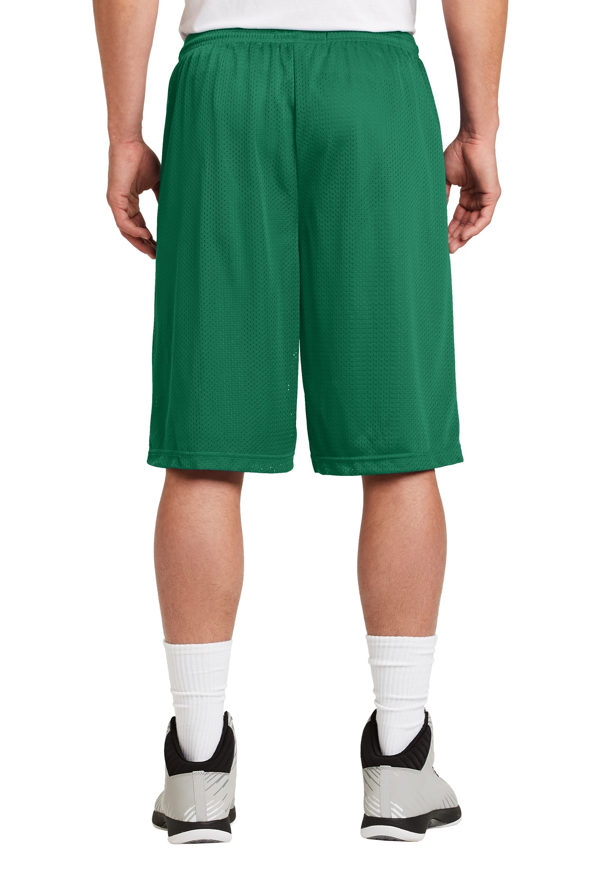 ST511 Sport-Tek Extra Long PosiCharge Classic Mesh Short. - Back Image