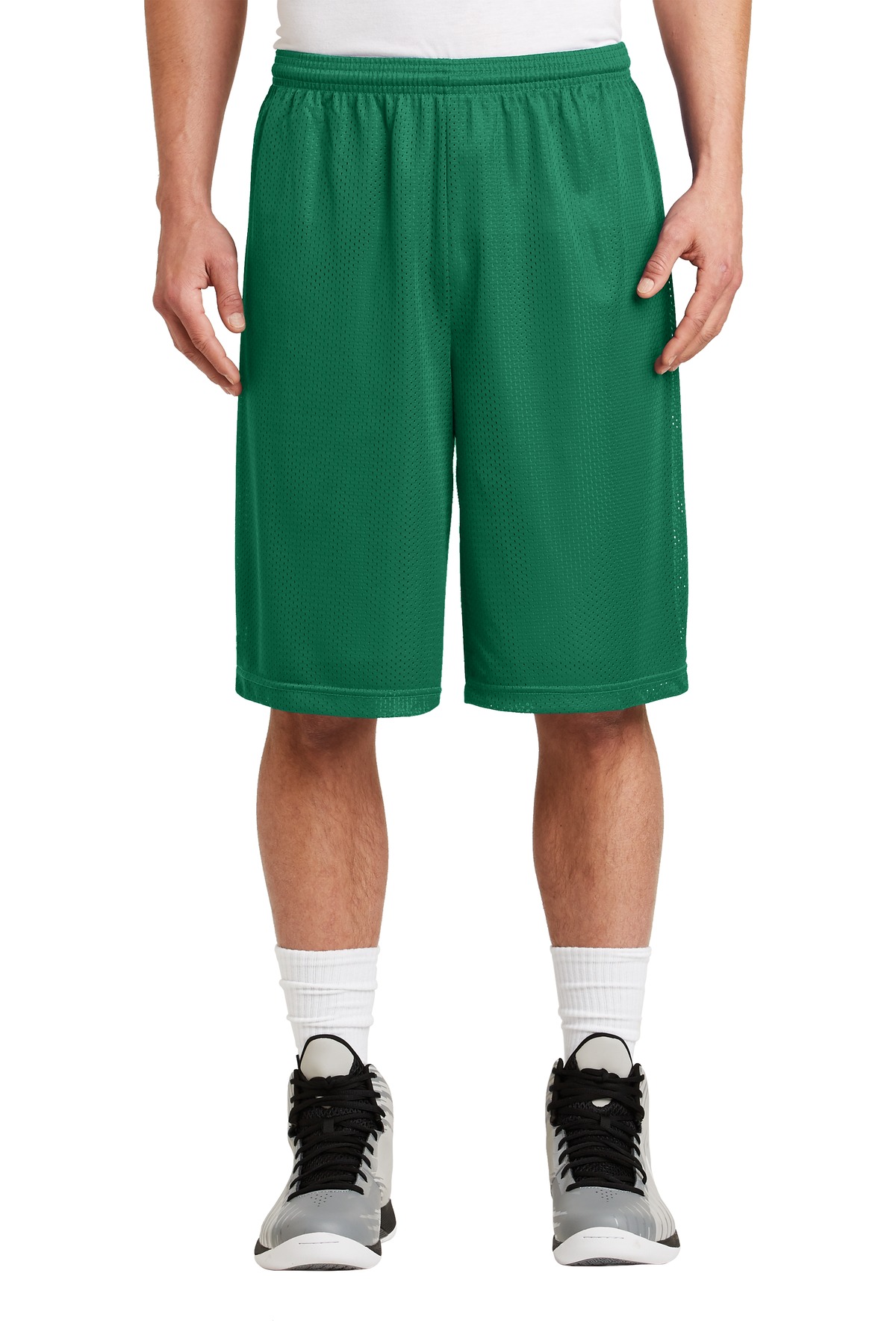 ST511 Sport-Tek Extra Long PosiCharge Classic Mesh Short.