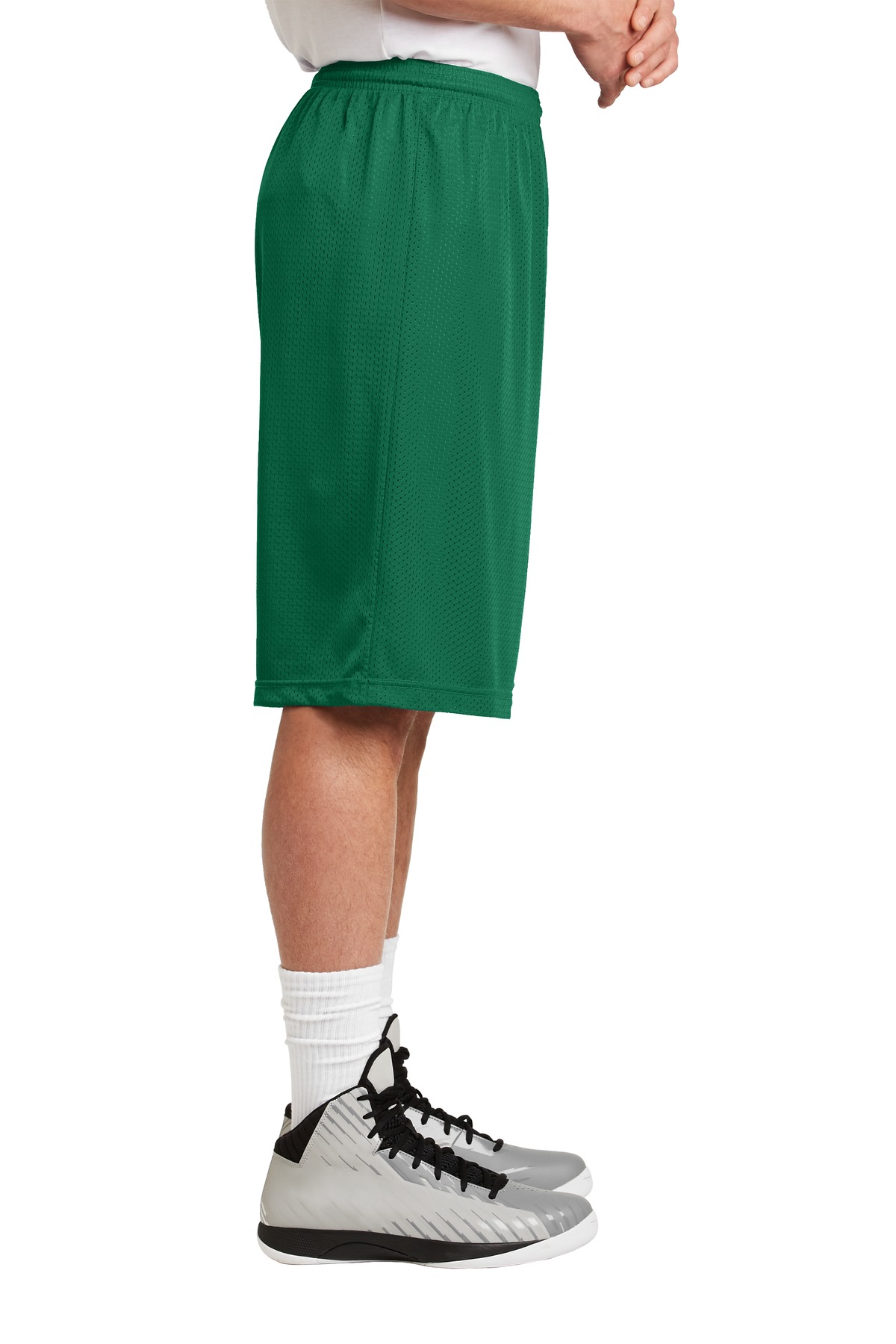 ST511 Sport-Tek Extra Long PosiCharge Classic Mesh Short. - Siide Image