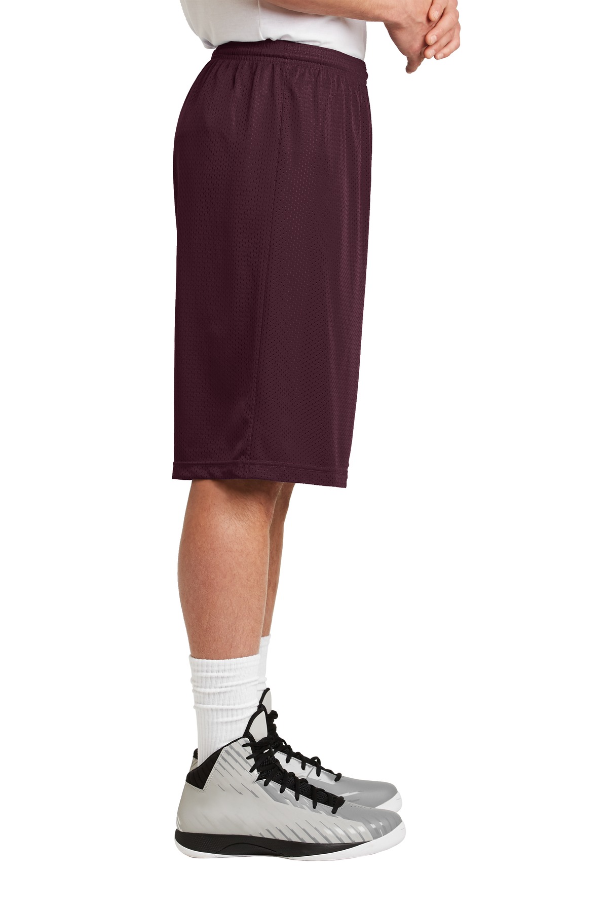 ST511 Sport-Tek Extra Long PosiCharge Classic Mesh Short. - Siide Image