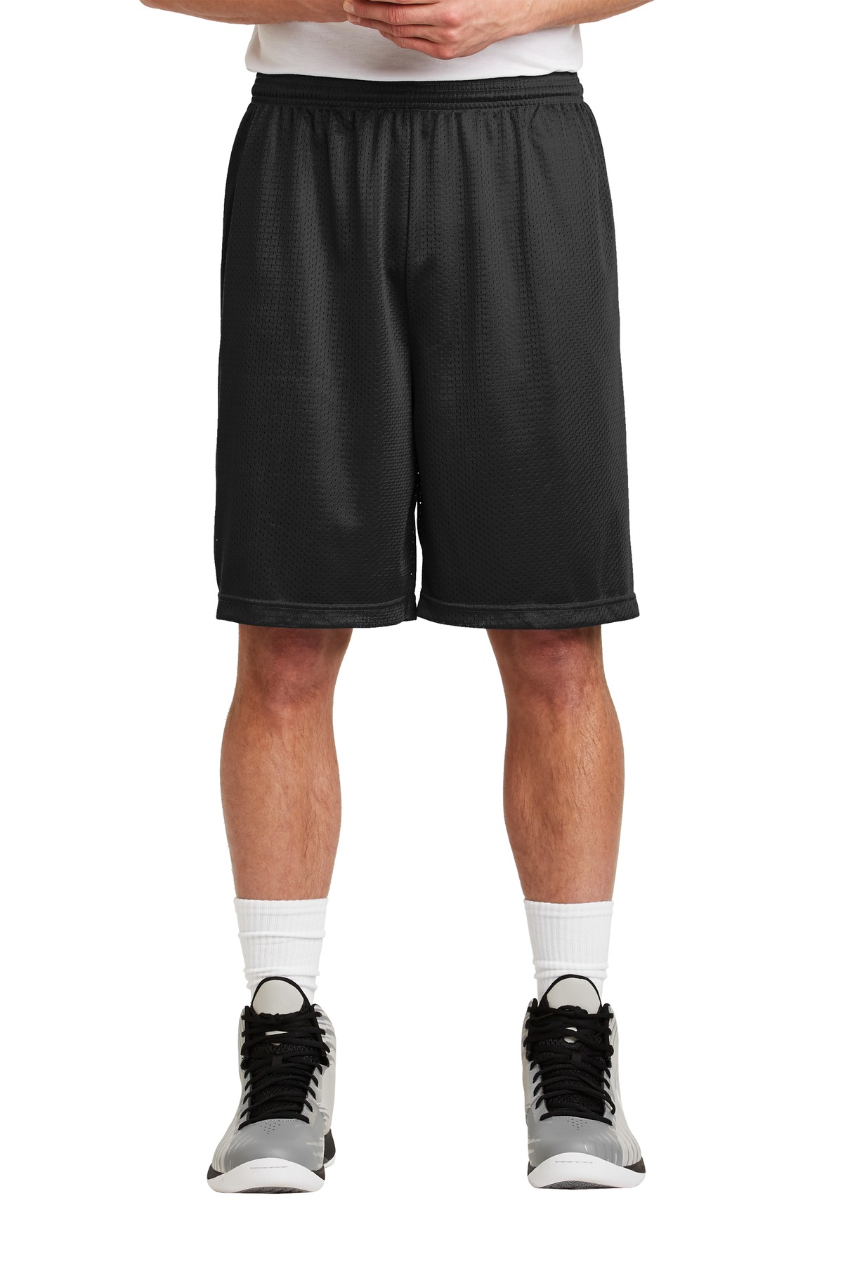 ST515 Sport-Tek Long PosiCharge Classic Mesh Short.