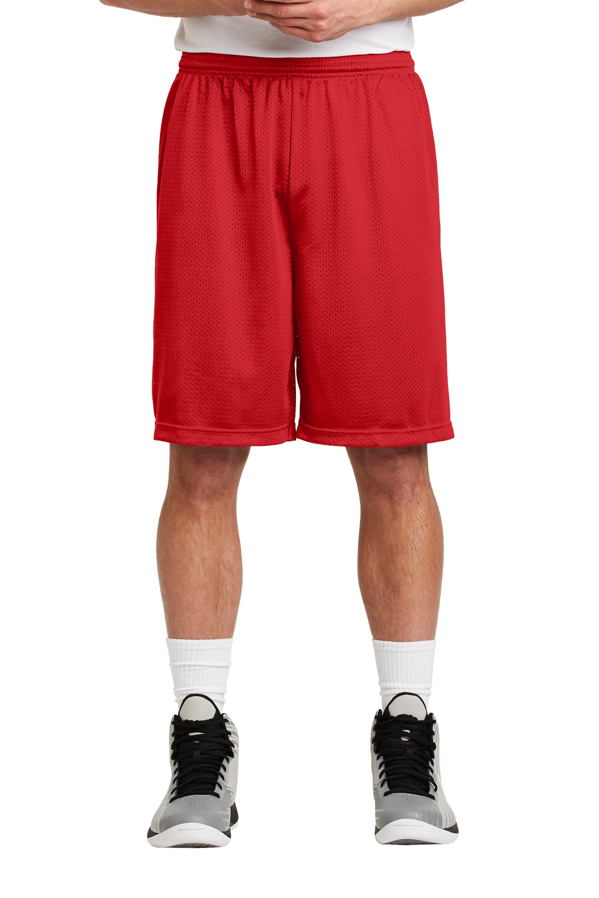 ST515 Sport-Tek Long PosiCharge Classic Mesh Short.