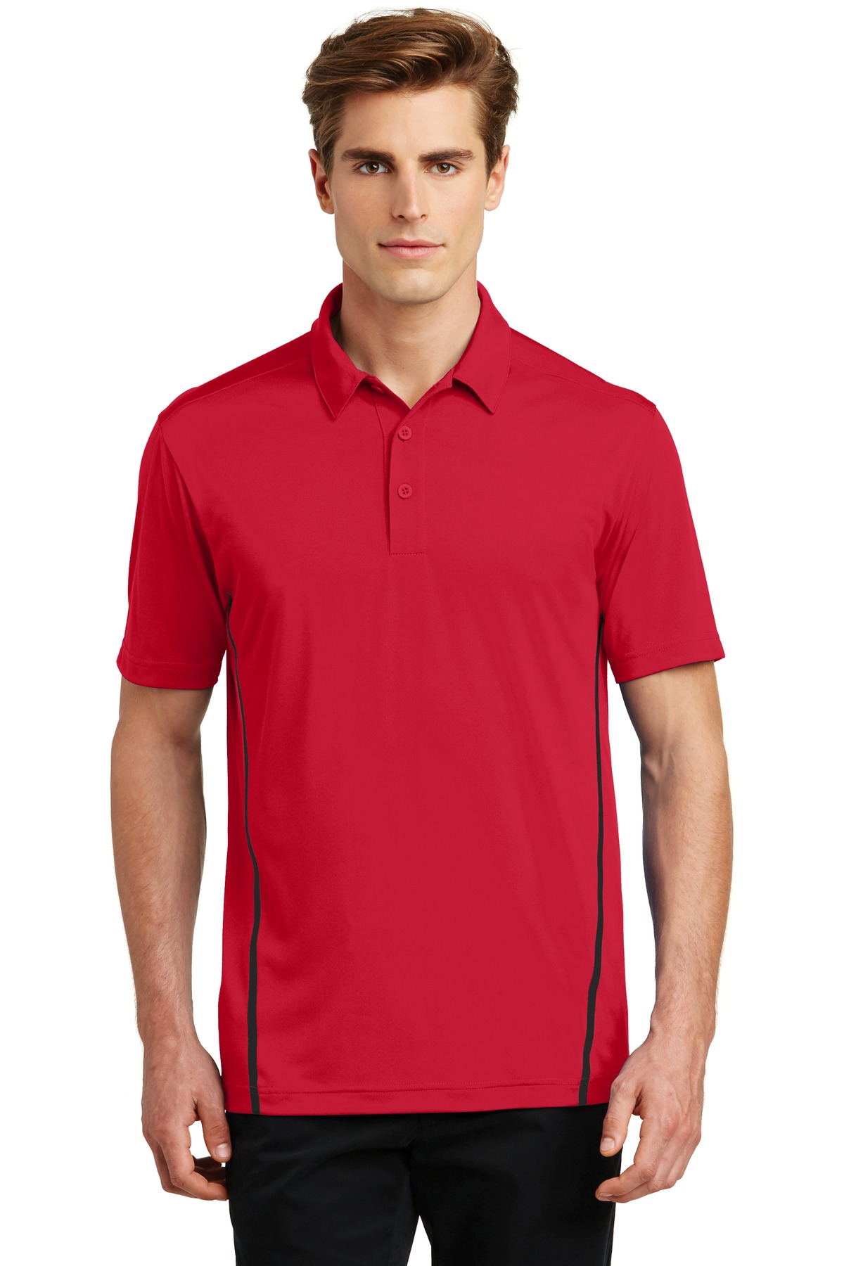ST620 Sport-Tek Contrast PosiCharge Tough Polo . Zoom Image