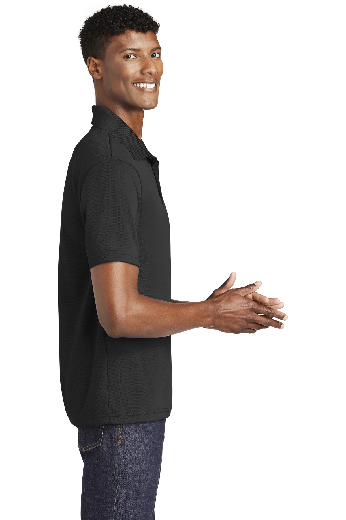 ST640 Sport-Tek PosiCharge RacerMesh Polo Shirt - Siide Image