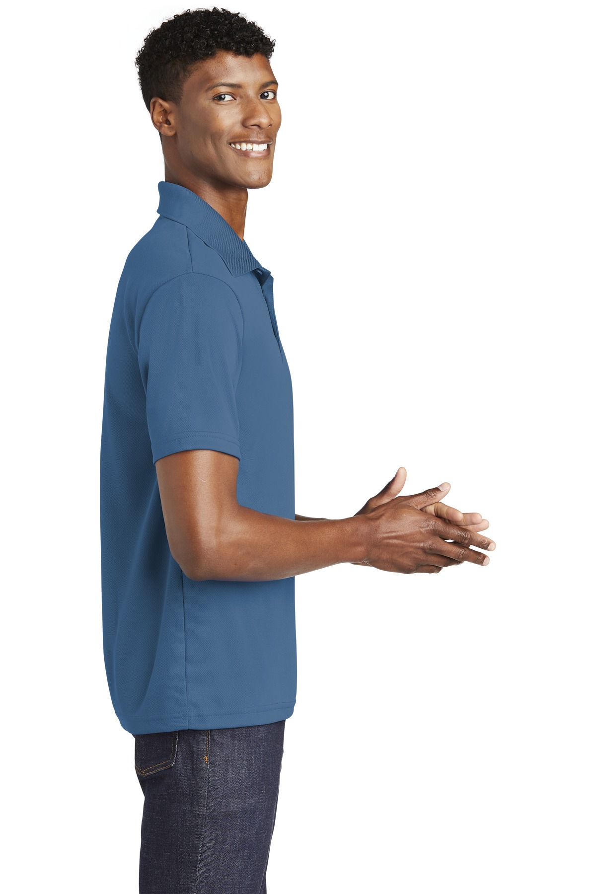 ST640 Sport-Tek PosiCharge RacerMesh Polo Shirt - Siide Image