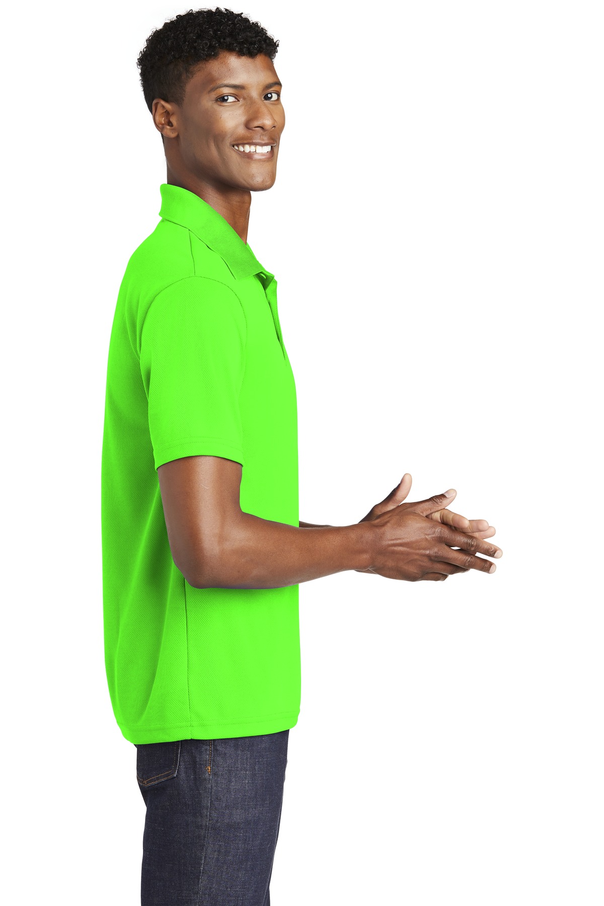 ST640 Sport-Tek PosiCharge RacerMesh Polo Shirt - Siide Image