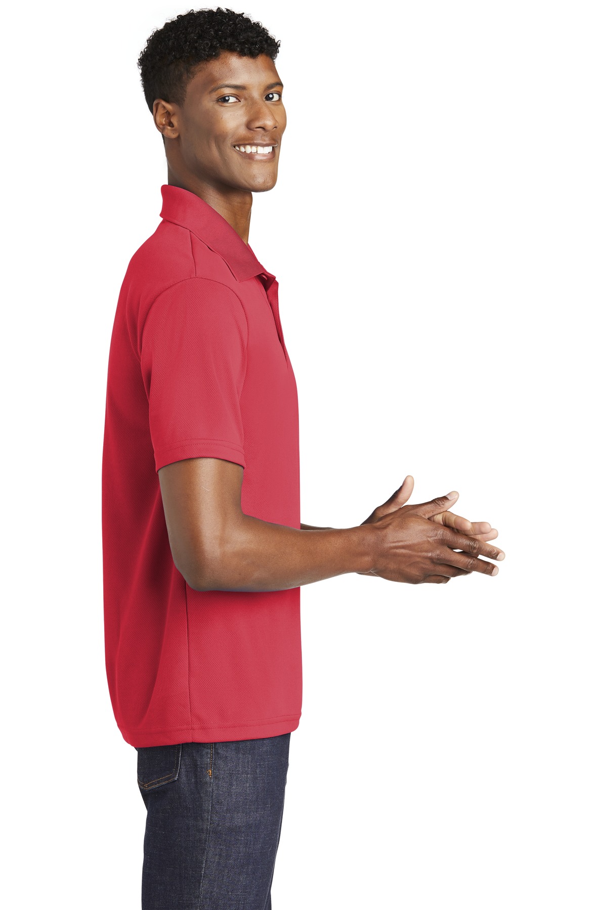 ST640 Sport-Tek PosiCharge RacerMesh Polo Shirt - Siide Image