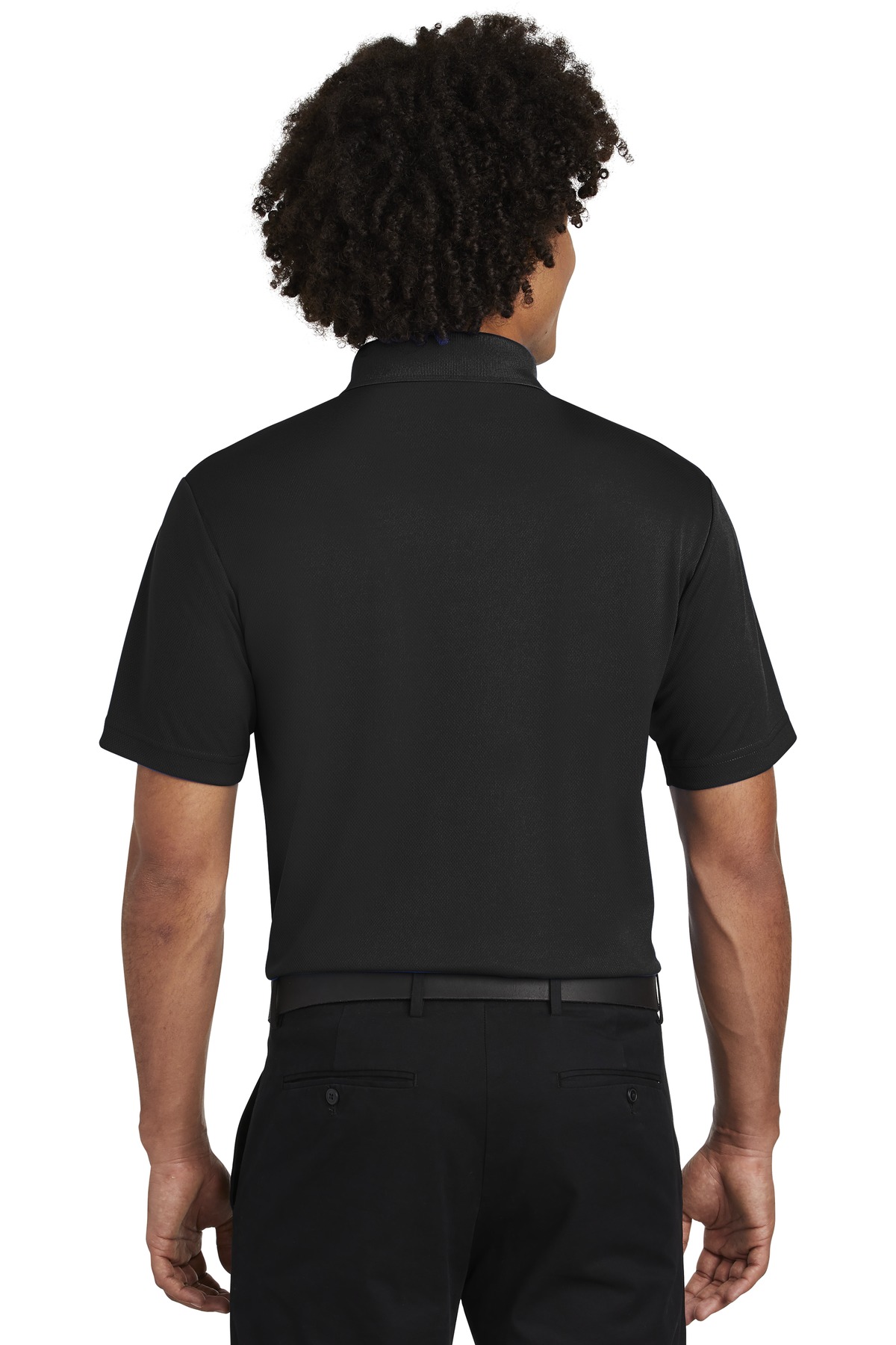 ST640P Sport-Tek PosiCharge RacerMesh Pocket Polo. - Back Image