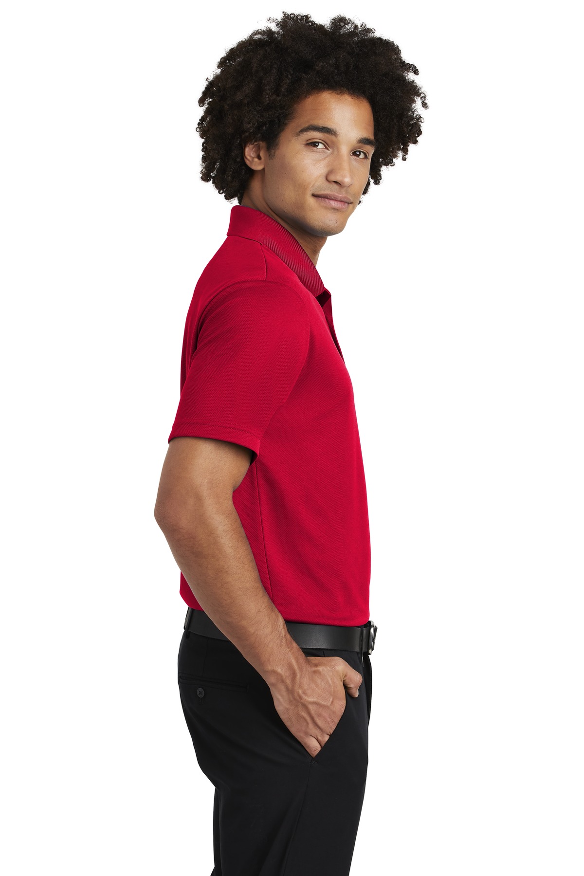 ST640P Sport-Tek PosiCharge RacerMesh Pocket Polo. - Siide Image