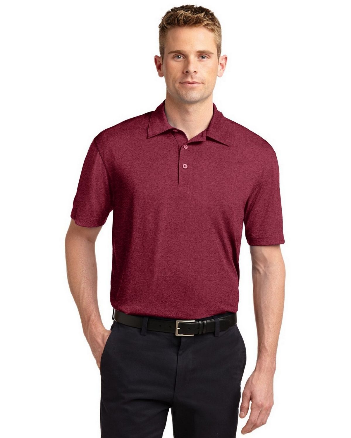 ST660 Sport-Tek Heather Contender Polo.