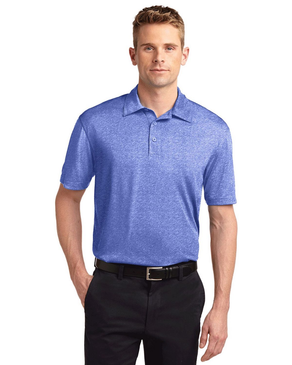 ST660 Sport-Tek Heather Contender Polo. ST660 Sport-Tek Heather Contender Polo.