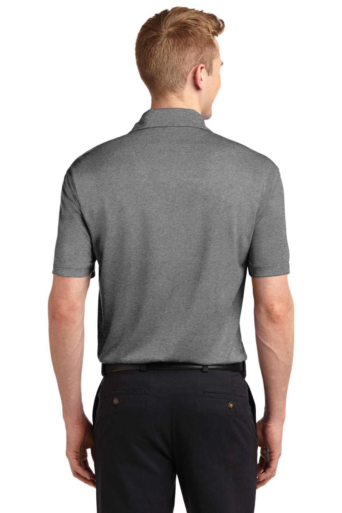 ST660 Sport-Tek Heather Contender Polo. - Back Image
