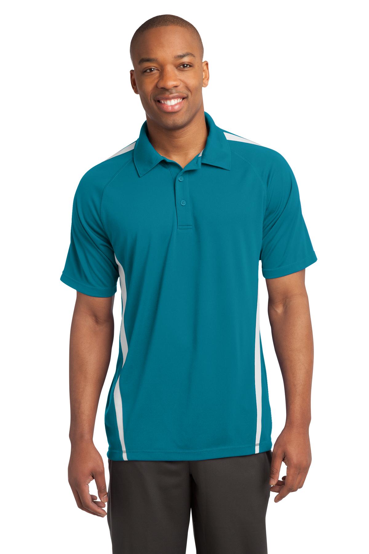ST685 Sport-Tek PosiCharge Micro-Mesh Colorblock Polo ST685 Sport-Tek PosiCharge Micro-Mesh Colorblock Polo