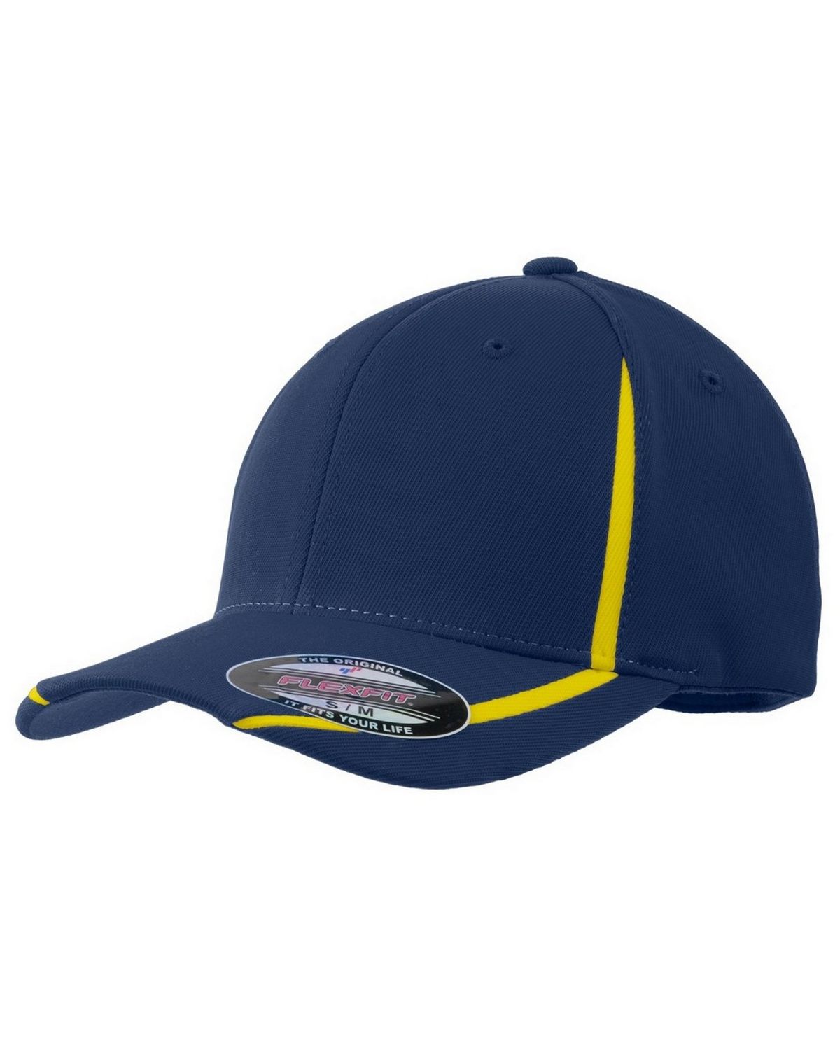 STC16 Sport-Tek Flexfit Performance Colorblock Cap.