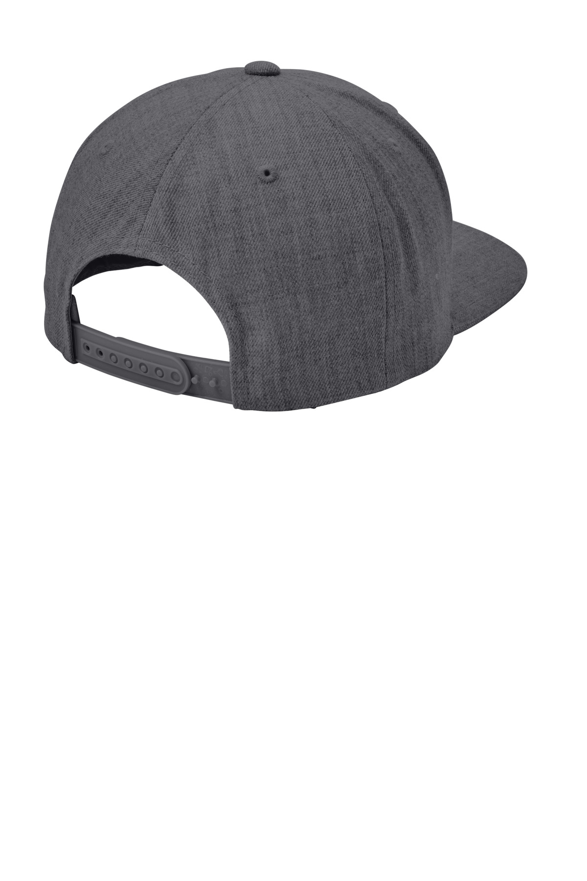 STC19 Sport-Tek Yupoong Flat Bill Snapback Cap. - Back Image
