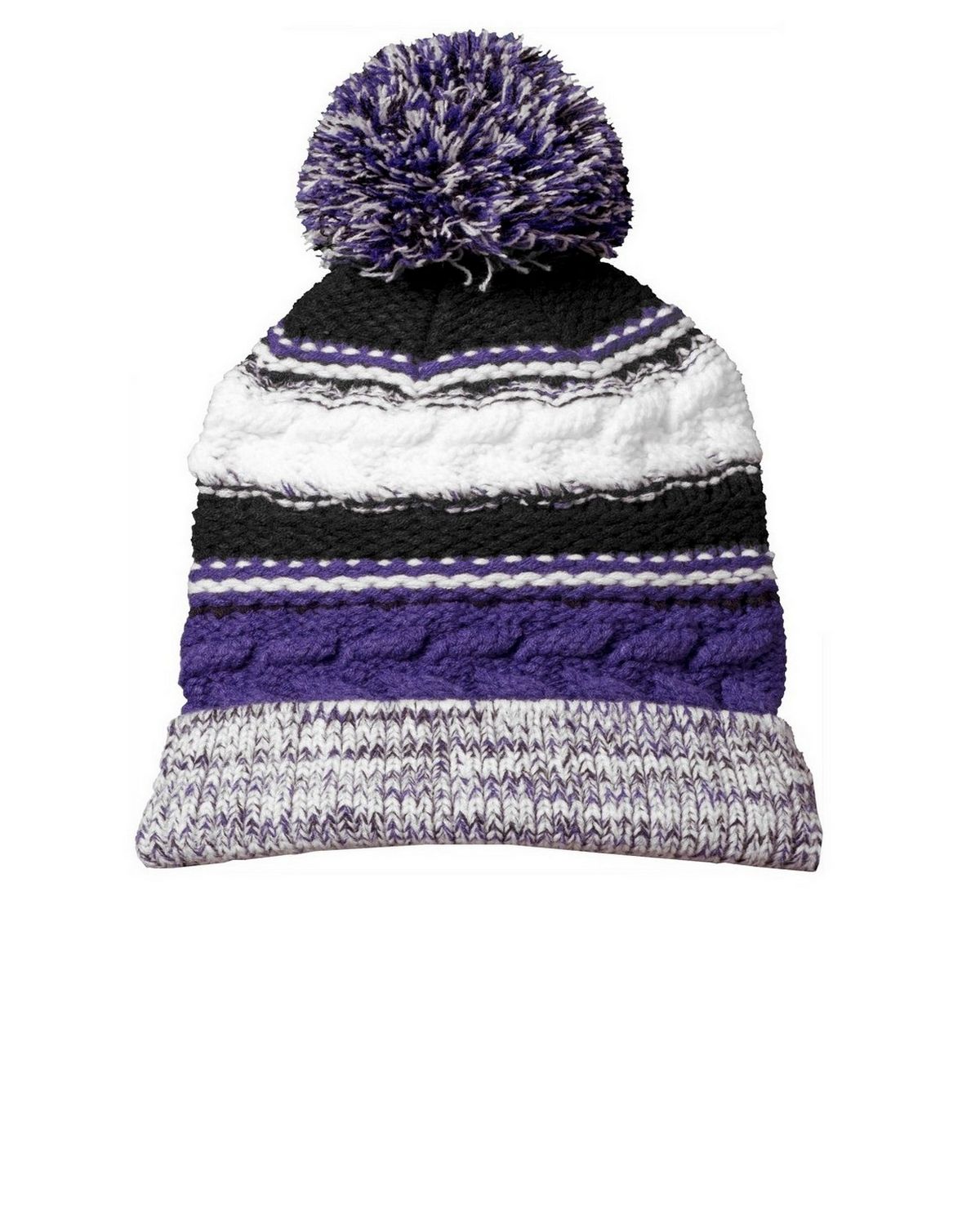 STC21 Sport-Tek Pom Pom Team Beanie. Zoom Image