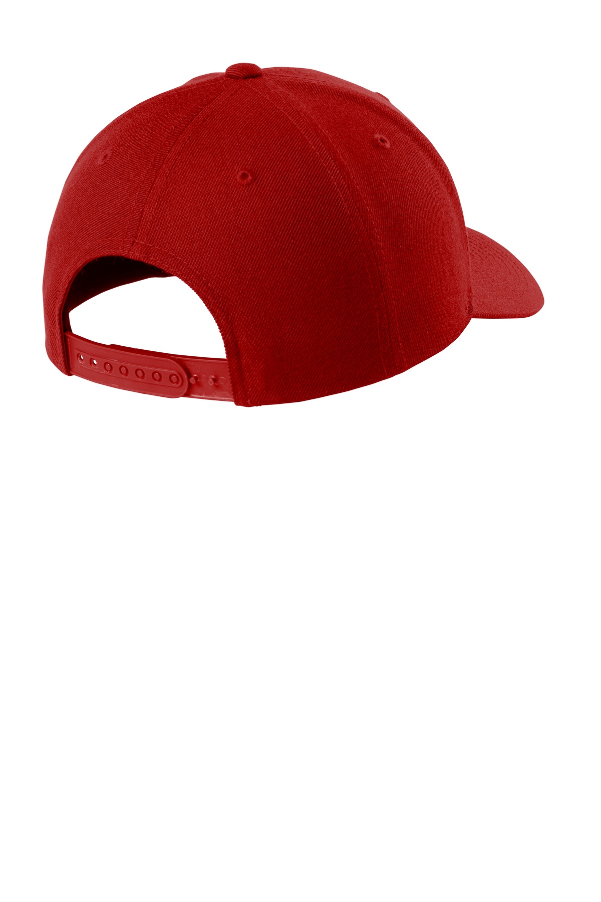 STC43 Sport-Tek Yupoong Curve Bill Snapback Cap. - Back Image