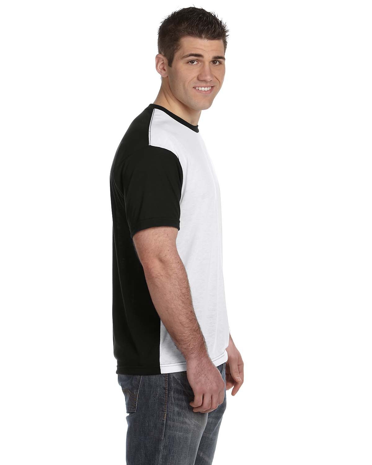 S1902 Sublivie Mens Blackout Sublimation T-Shirt - Siide Image