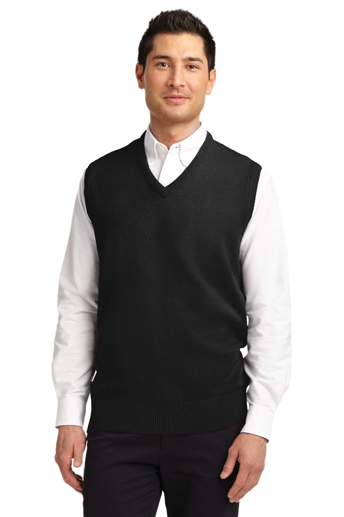 SW301 Port Authority Value V-Neck Sweater Vest. Zoom Image