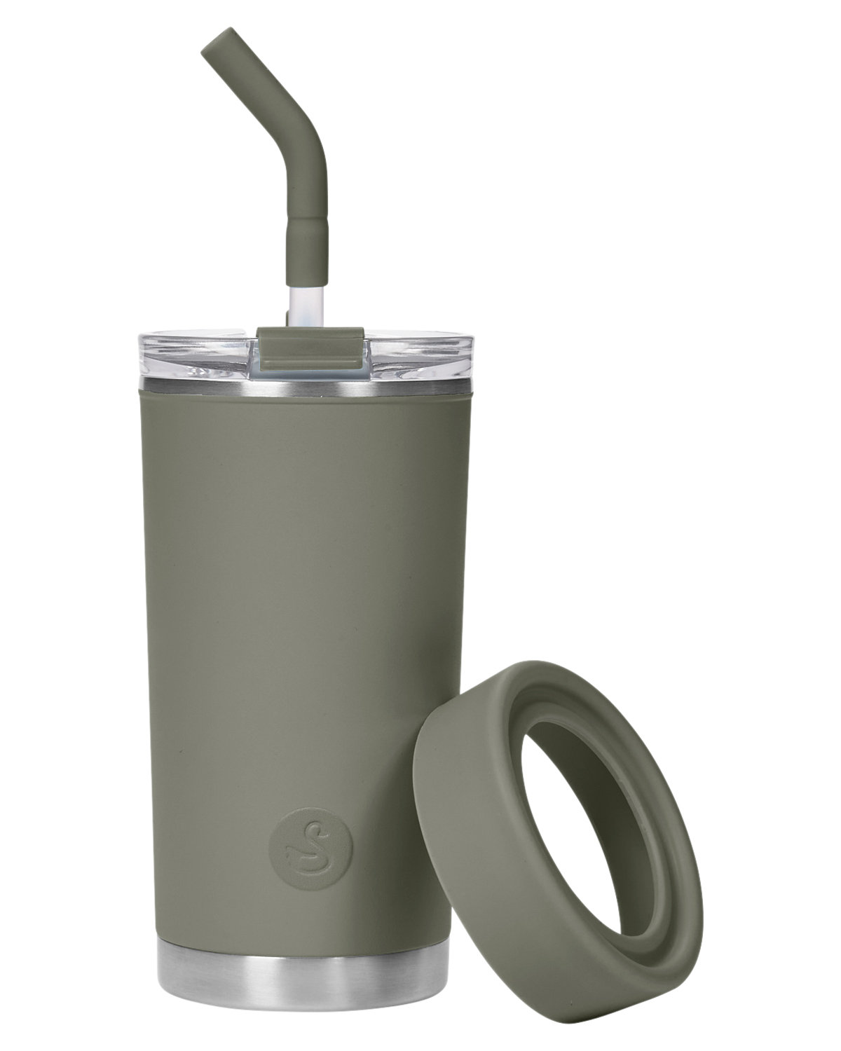 SW020 Swannies Golf 5-in-1 Stainless Steel Can Cooler - Back Image