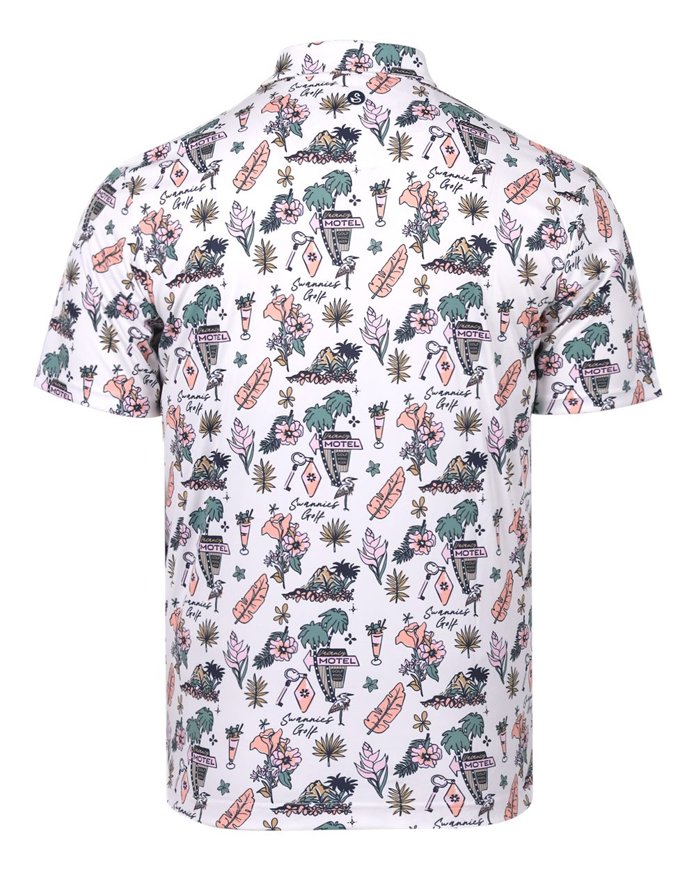 SW1027 Swannies Golf Mens Oasis Polo SW1027 Swannies Golf Mens Oasis Polo - Back Image